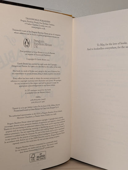 The Society of Unknowable Objects by Gareth Brown (Signed First Edition with sprayed edges) - Fialta Books