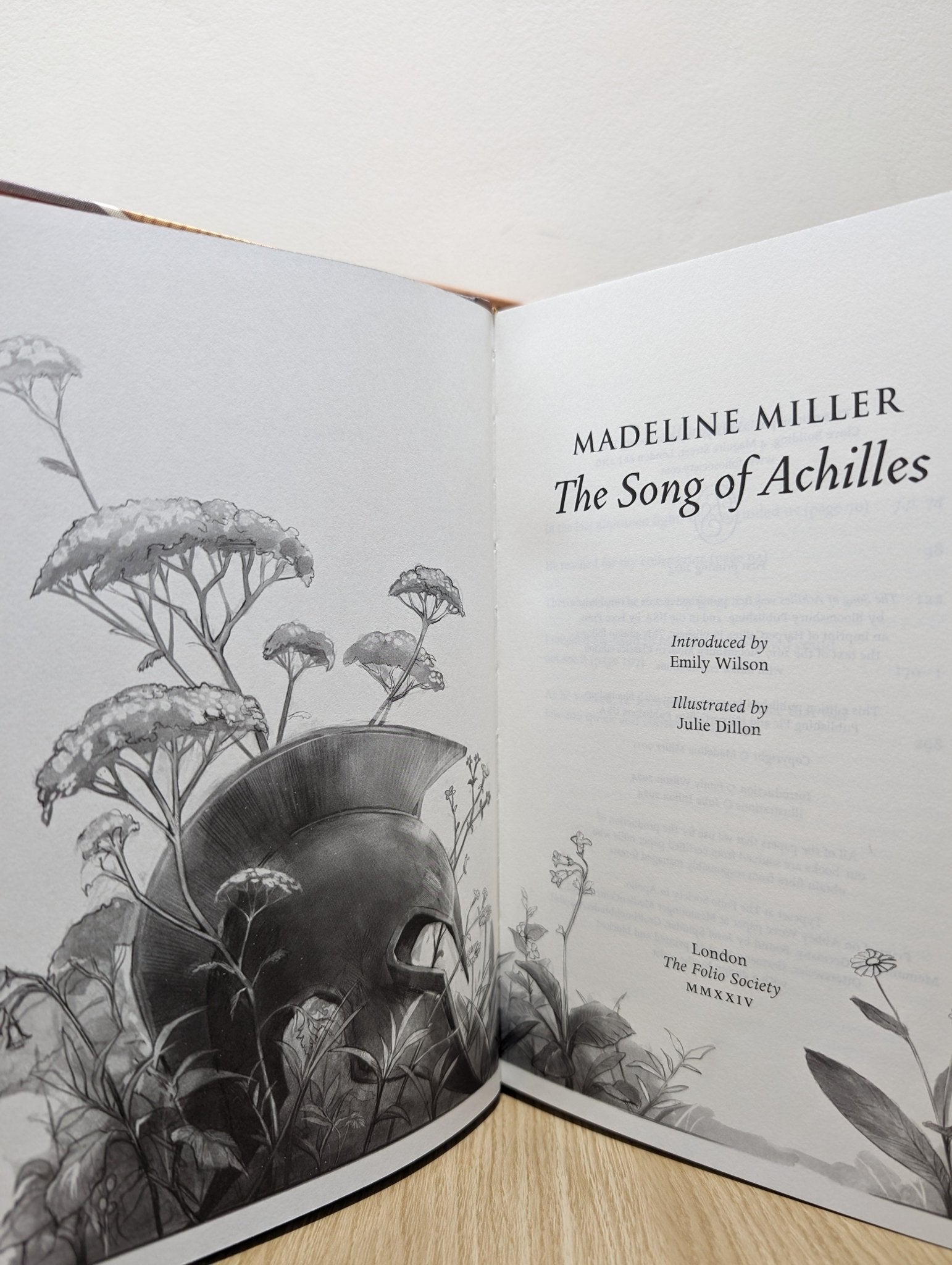 The Song of Achilles by Madeline Miller (Folio Slipcase Edition) - Fialta Books