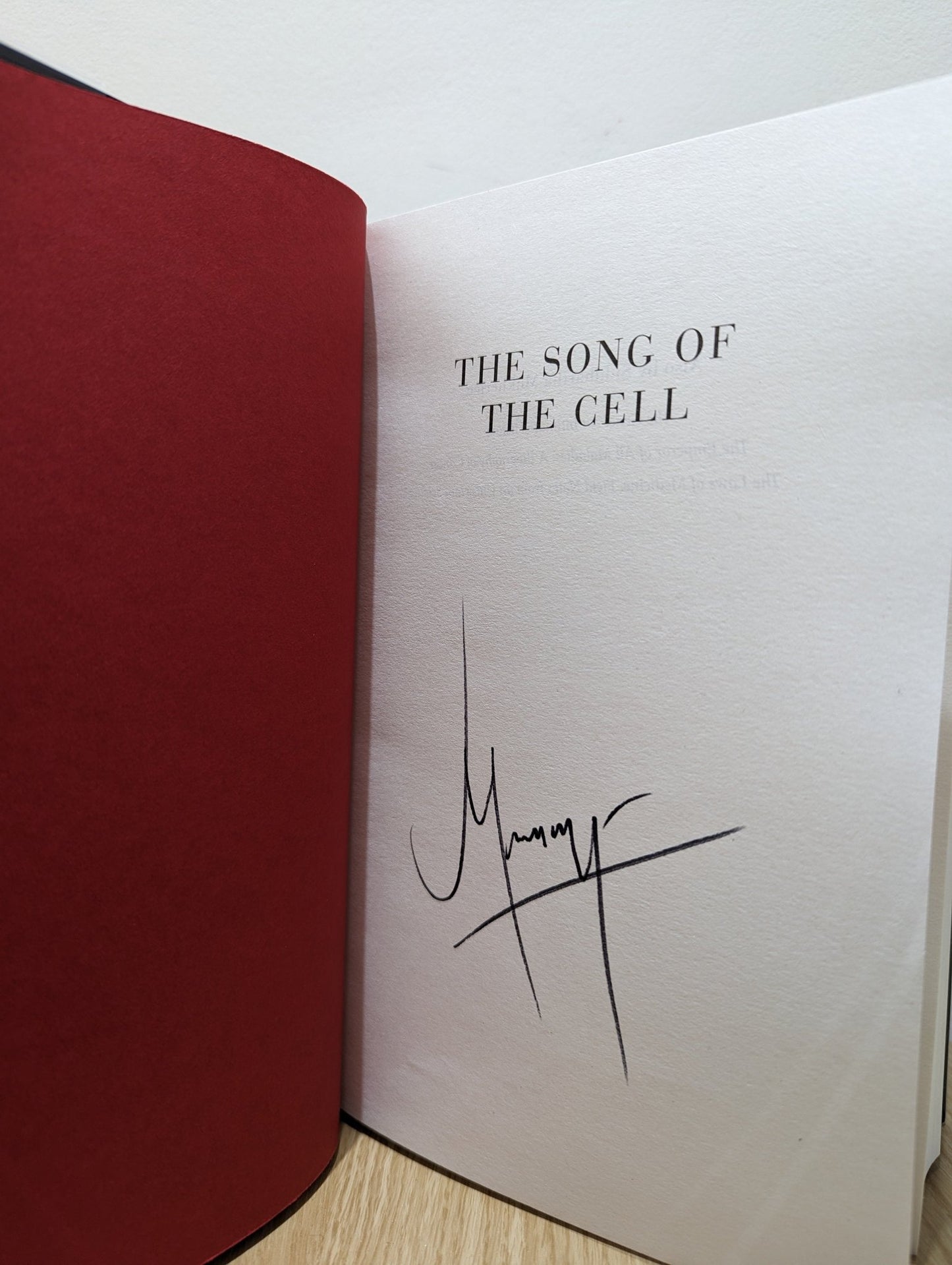 The Song of the Cell by Siddhartha Mukherjee (Signed First Edition) - Fialta Books