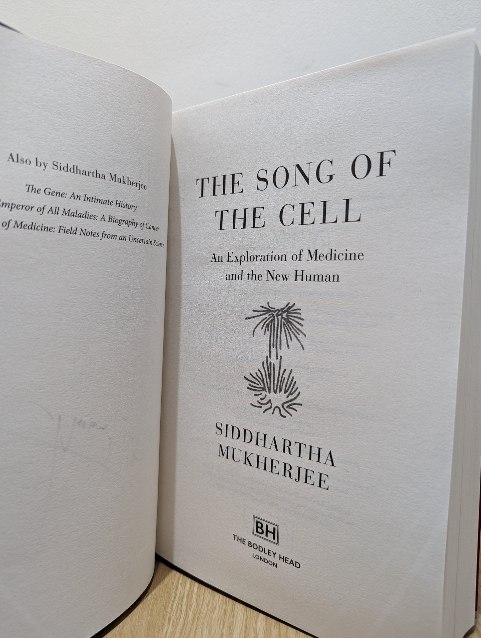 The Song of the Cell by Siddhartha Mukherjee (Signed First Edition) - Fialta Books