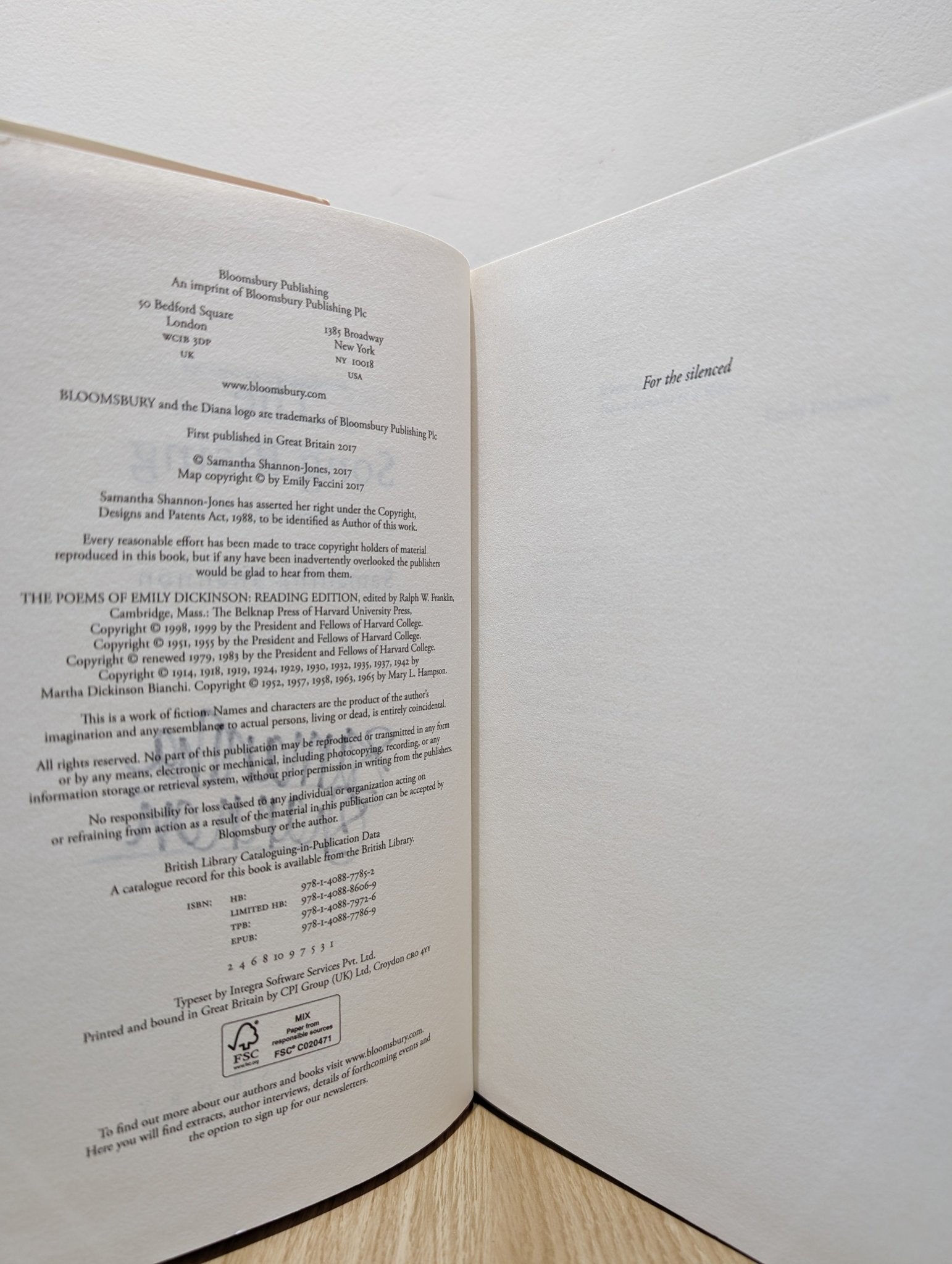 The Song Rising by Samantha Shannon - Fialta Books