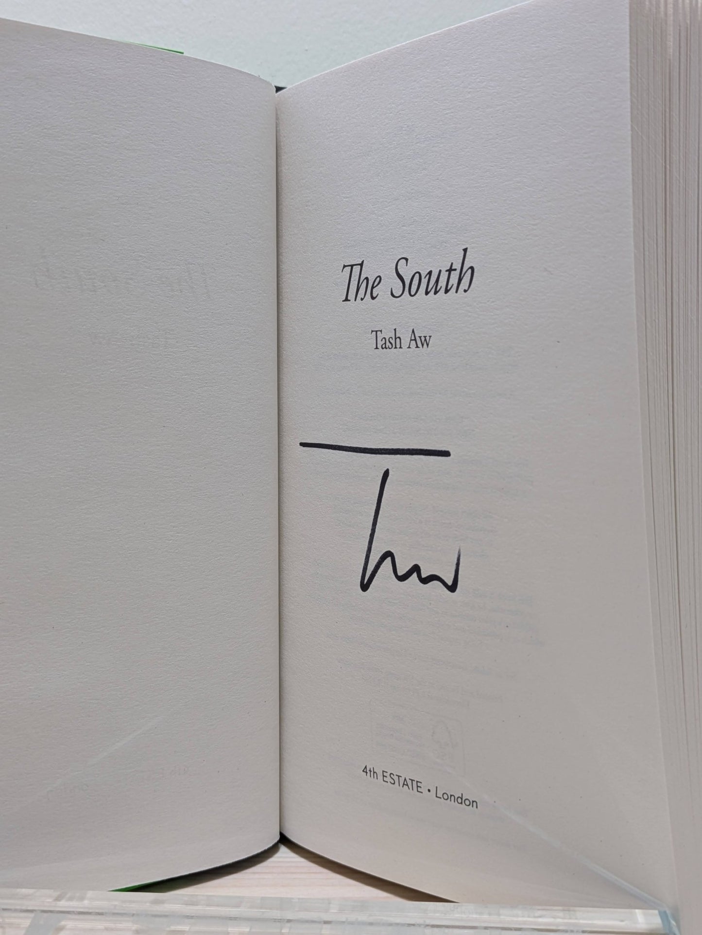 The South by Tash Aw (Signed First Edition) - Fialta Books