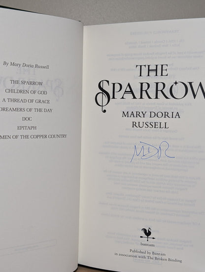 The Sparrow; Children of God by Mary Doria Russell (Signed with sprayed edges) - Fialta Books