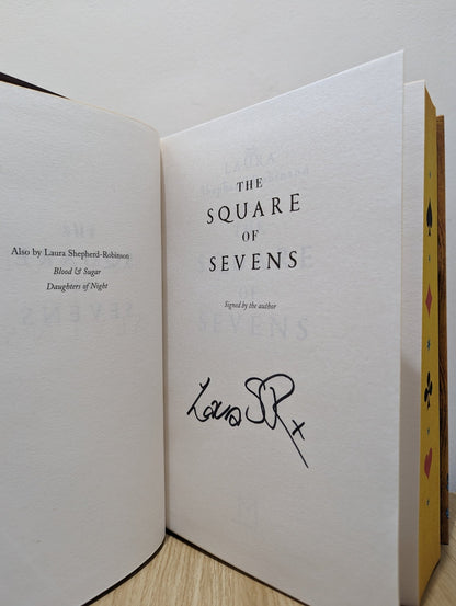 The Square of Sevens by Laura Shepherd - Robinson (Signed First Edition with sprayed edges) - Fialta Books