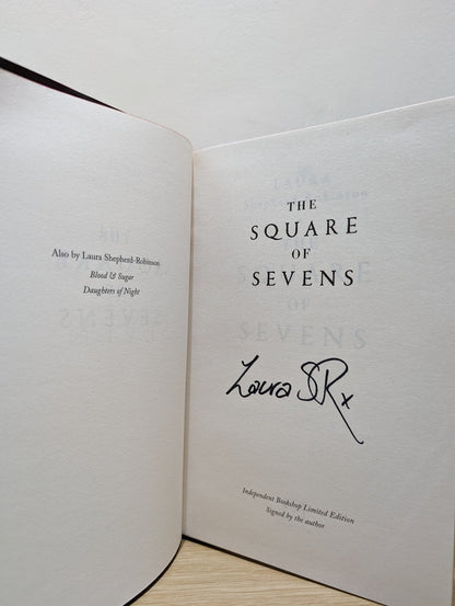 The Square of Sevens by Laura Shepherd - Robinson (Signed with sprayed edges) - Fialta Books