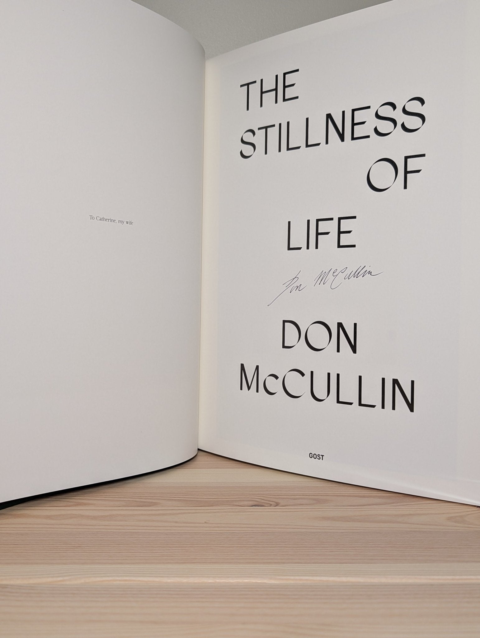 The Stillness of Life by Don McCullin (Signed First Edition) - Fialta Books
