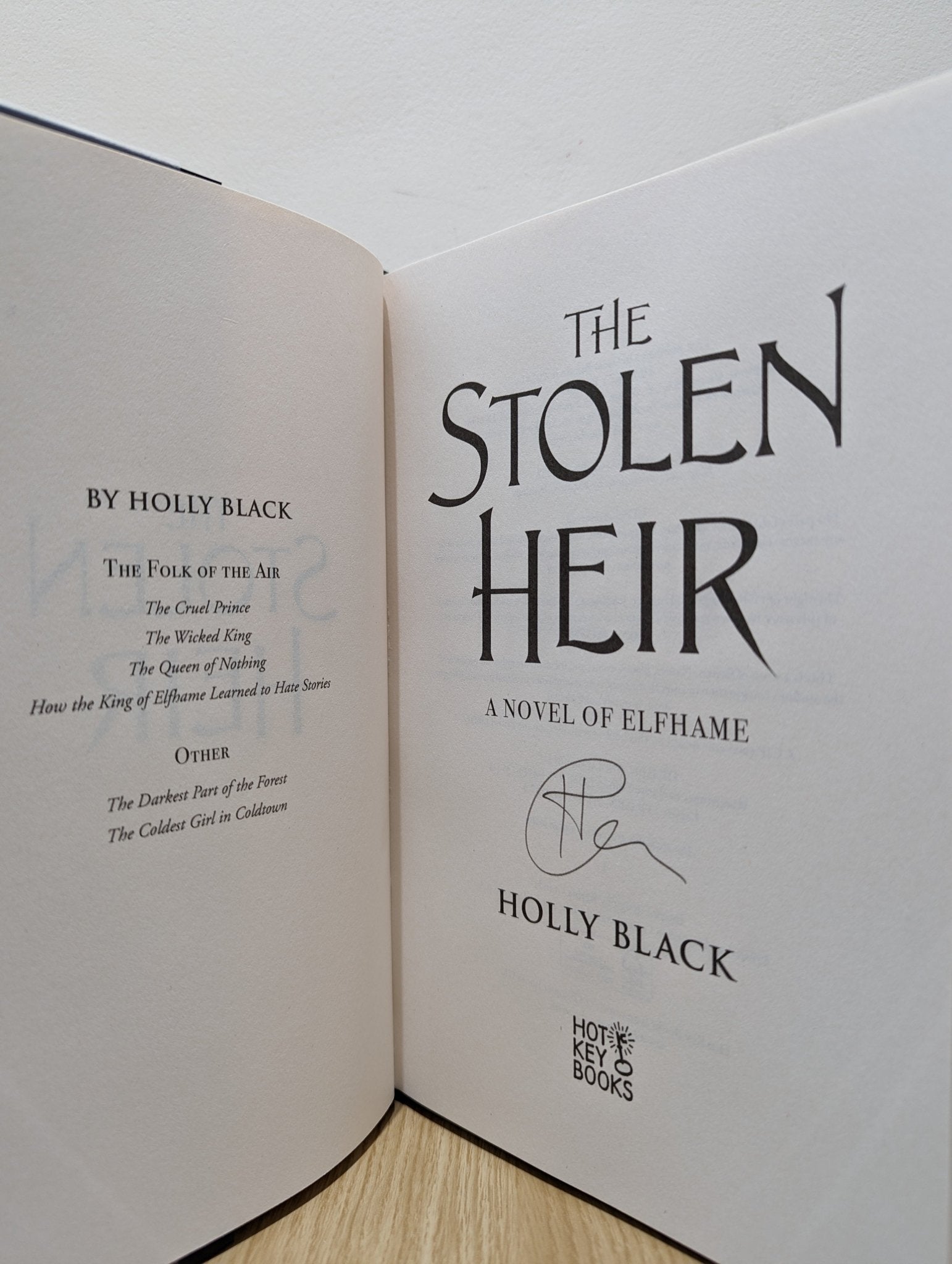 The Stolen Heir by Holly Black (Signed First Edition) - Fialta Books