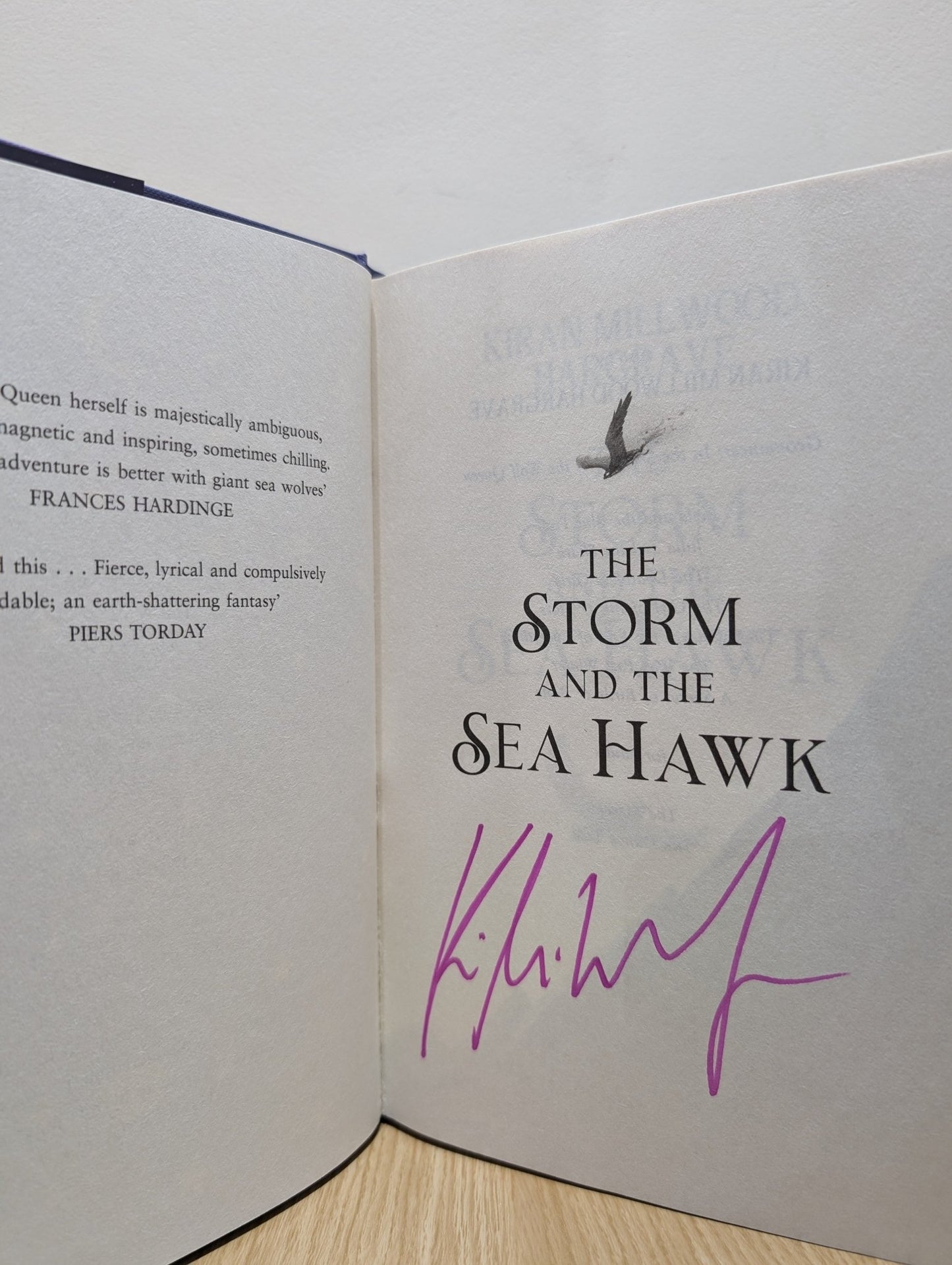 The Storm and the Sea Hawk: Geomancer 2 by Kiran Millwood Hargrave (Signed First Edition) - Fialta Books