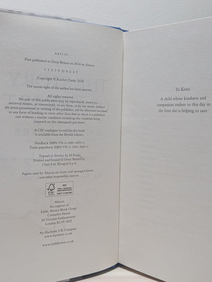 The Story of a Heart by Rachel Clarke (Signed Lined First Edition) - Fialta Books