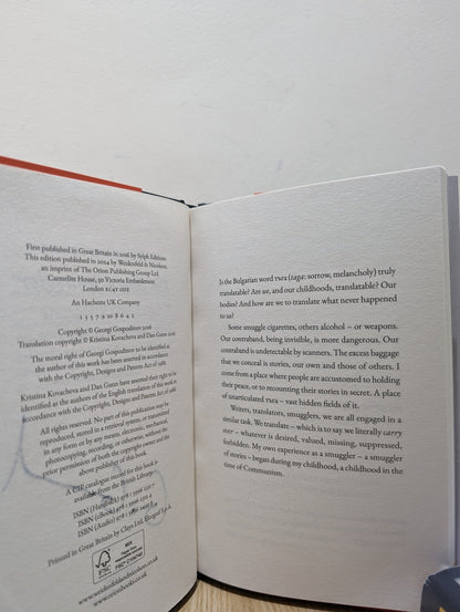 The Story Smuggler by Georgi Gospodinov (Signed First Edition) - Fialta Books