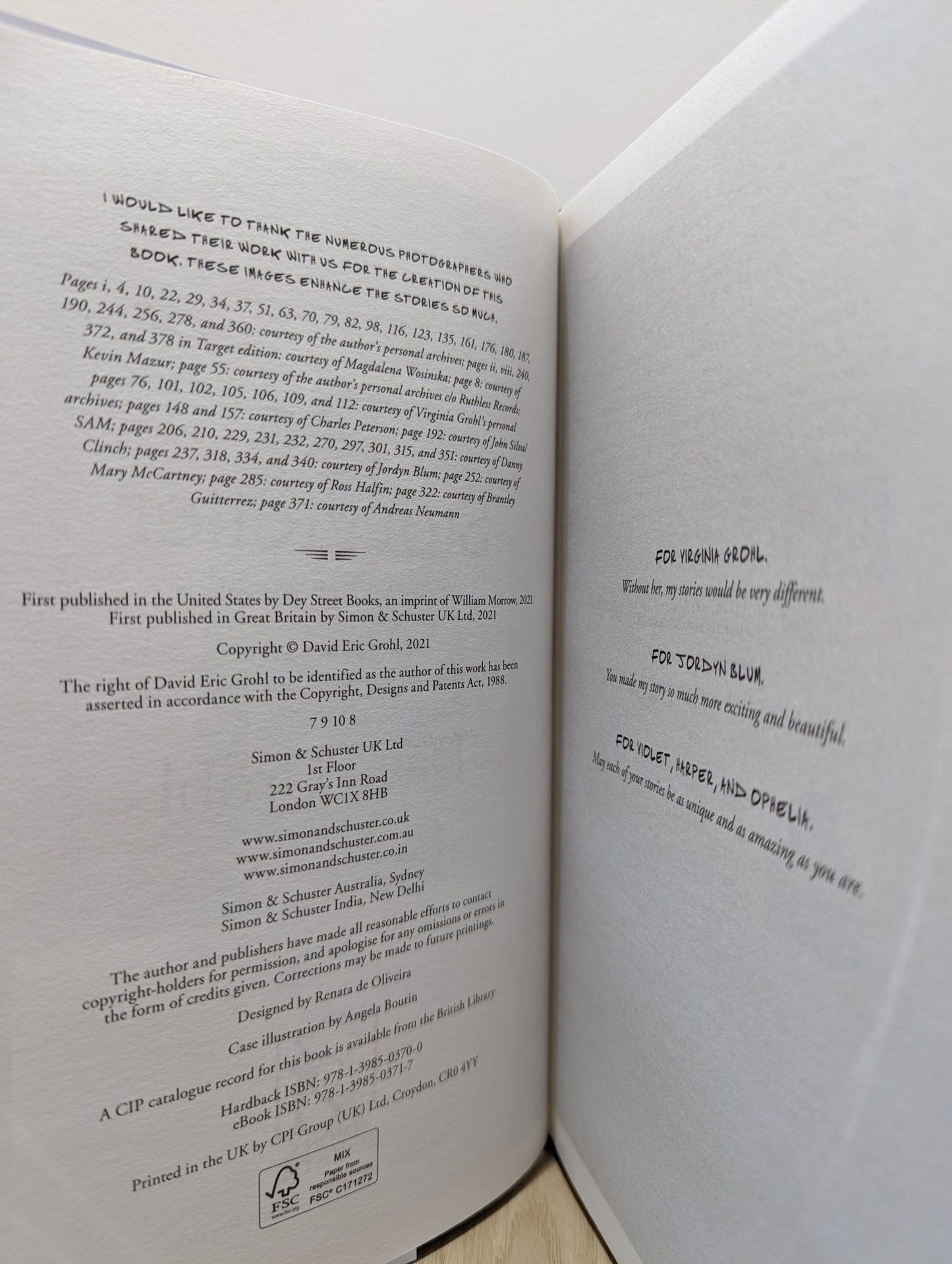 The Storyteller: Tales of Life and Music by Dave Grohl (Signed First Edition) - Fialta Books