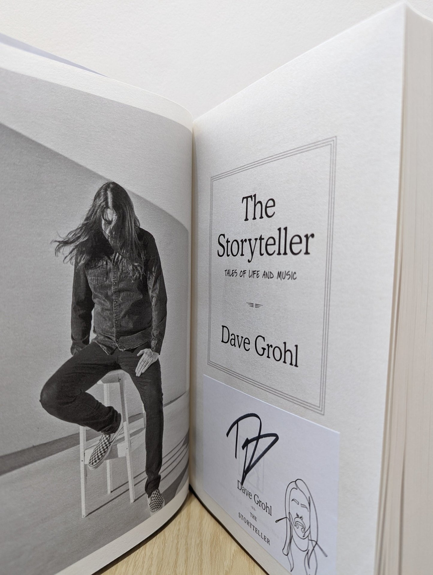 The Storyteller: Tales of Life and Music by Dave Grohl (Signed First Edition) - Fialta Books