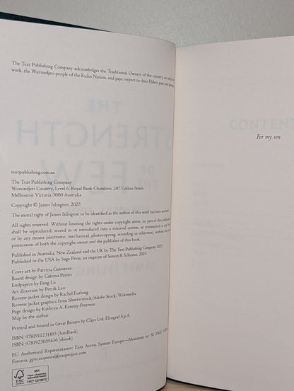 The Strength of the Few: Hierarchy by James Islington (Signed Numbered with sprayed edges) - Fialta Books