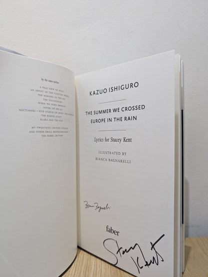 The Summer We Crossed Europe in the Rain by Kazuo Ishiguro (Signed First Edition) - Fialta Books