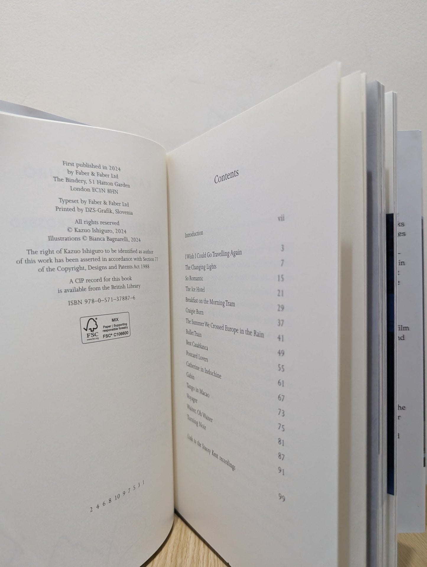 The Summer We Crossed Europe in the Rain by Kazuo Ishiguro (Signed First Edition) - Fialta Books