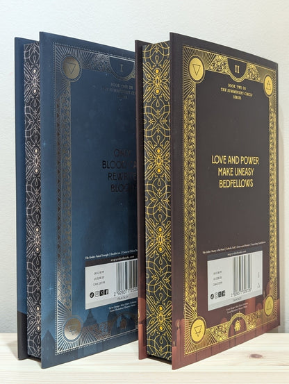 The Summoner's Circle 1 - 2: Evocation; Ascension by S.T. Gibson (Signed First Edition with sprayed edges) - Fialta Books