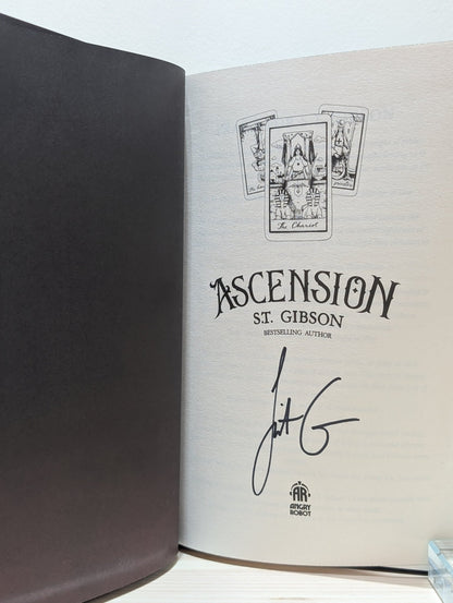 The Summoner's Circle 1 - 2: Evocation; Ascension by S.T. Gibson (Signed First Edition with sprayed edges) - Fialta Books