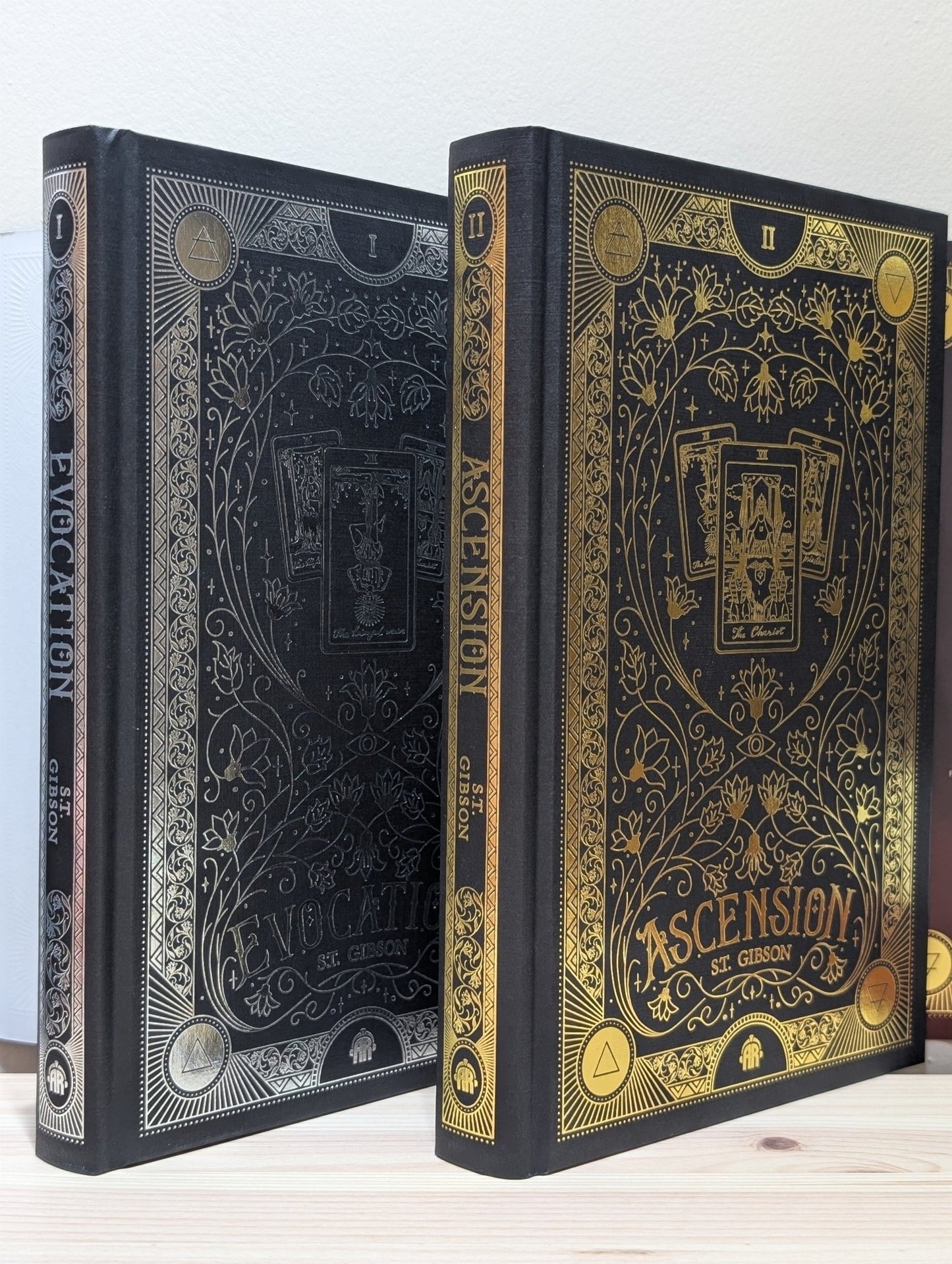 The Summoner's Circle 1 - 2: Evocation; Ascension by S.T. Gibson (Signed First Edition with sprayed edges) - Fialta Books