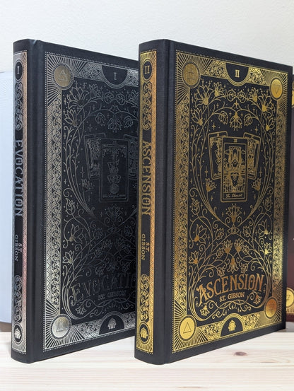 The Summoner's Circle 1 - 2: Evocation; Ascension by S.T. Gibson (Signed First Edition with sprayed edges) - Fialta Books