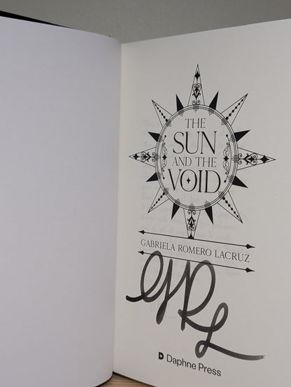 The Sun and Void; River and Star by Gabriela Romero Lacruz (Signed with sprayed edges) - Fialta Books