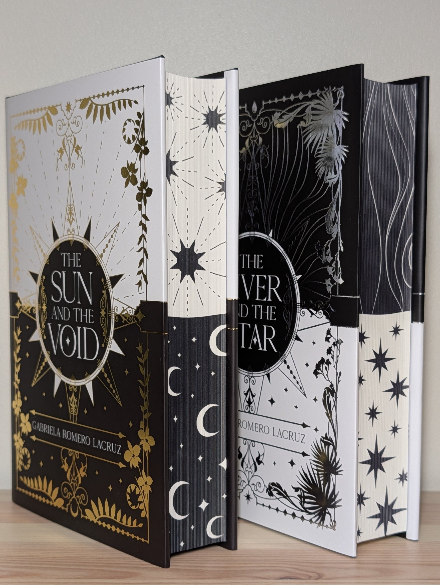The Sun and Void; River and Star by Gabriela Romero Lacruz (Signed with sprayed edges) - Fialta Books
