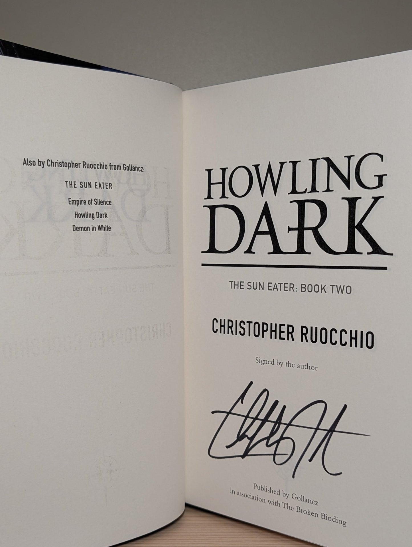 The Sun Eater 1 - 5 by Christopher Ruocchio (Signed with sprayed edges) - Fialta Books