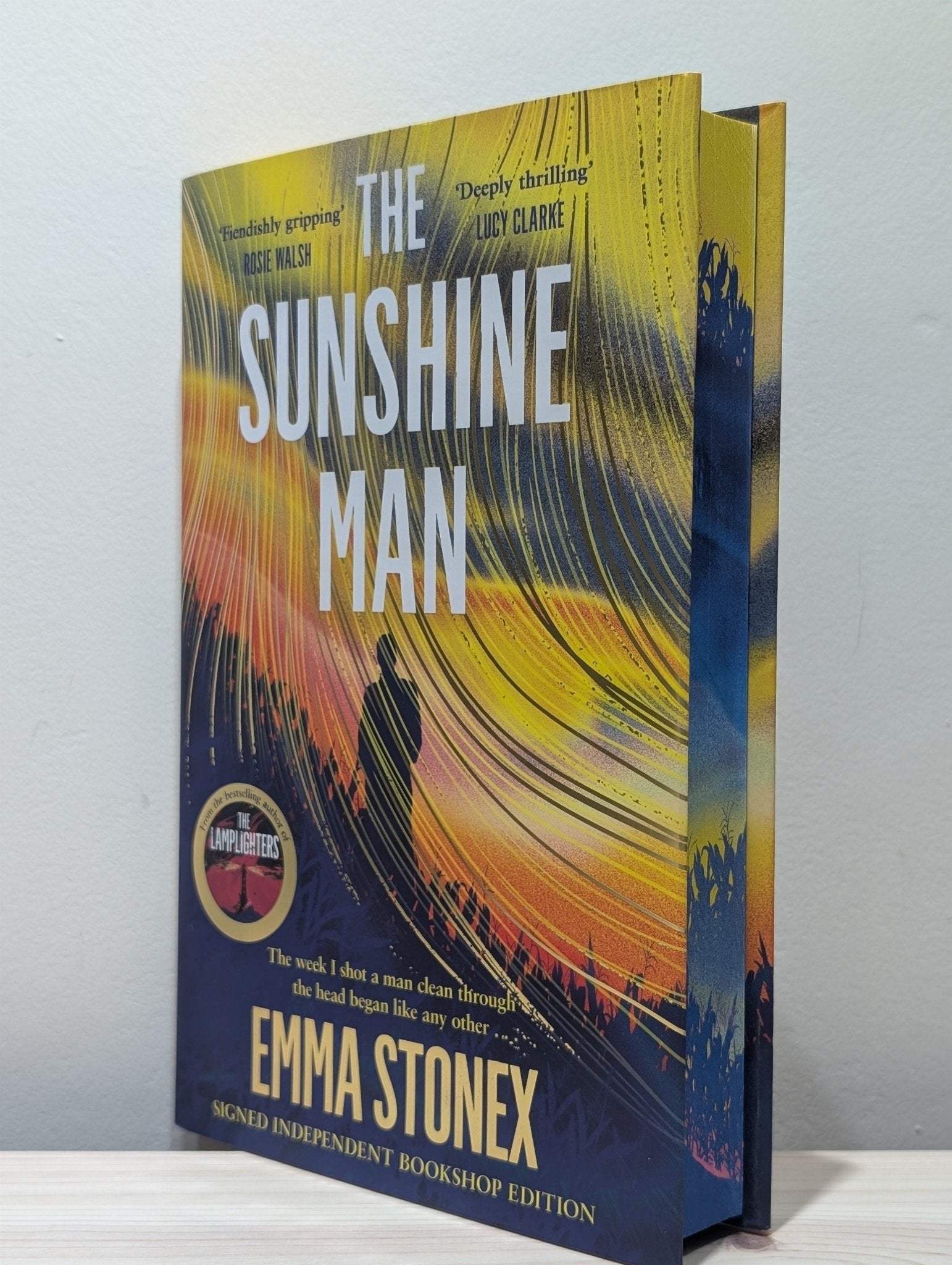 The Sunshine Man by Emma Stonex (Signed First Edition with sprayed edges) - Fialta Books