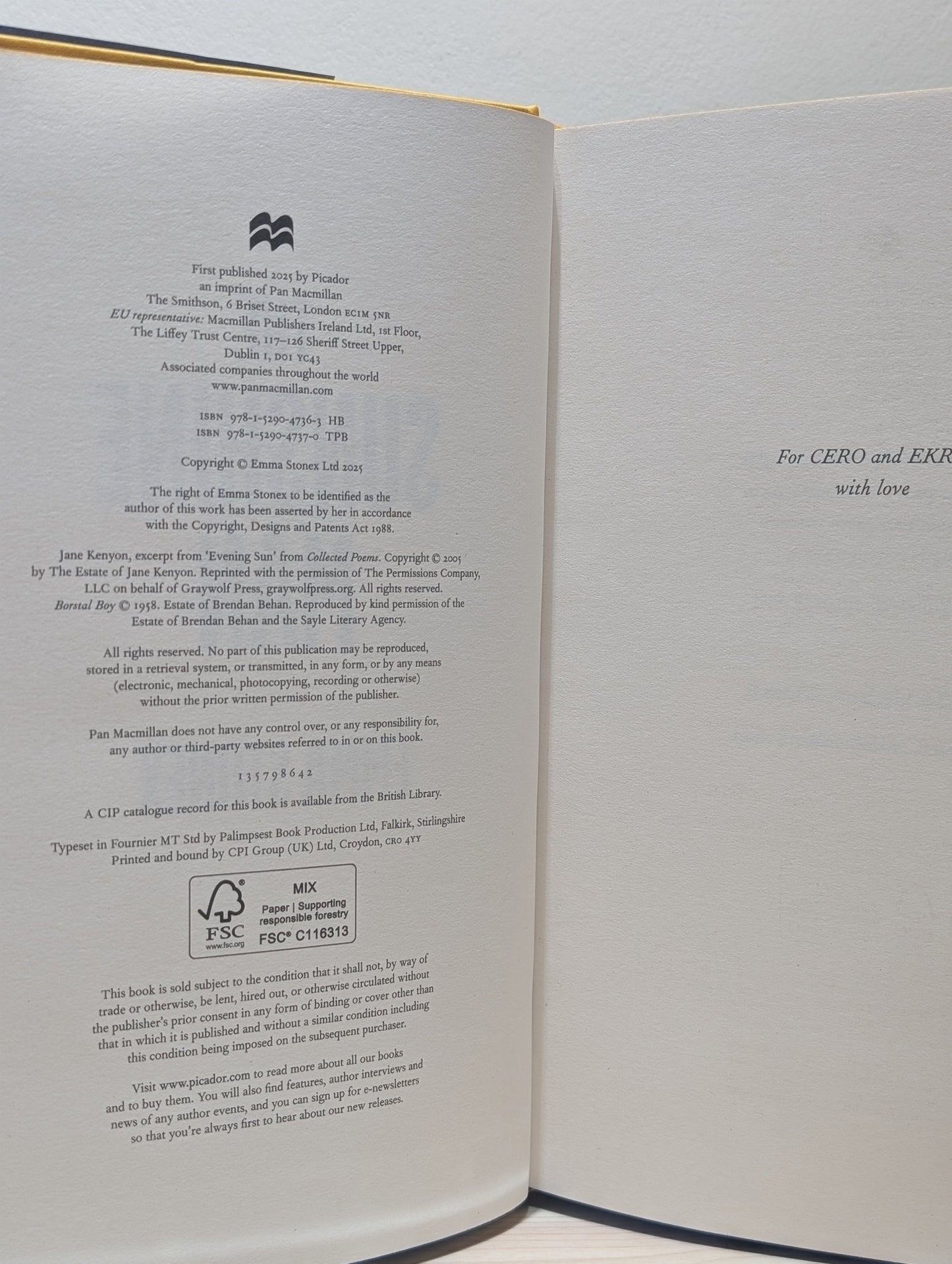 The Sunshine Man by Emma Stonex (Signed First Edition with sprayed edges) - Fialta Books