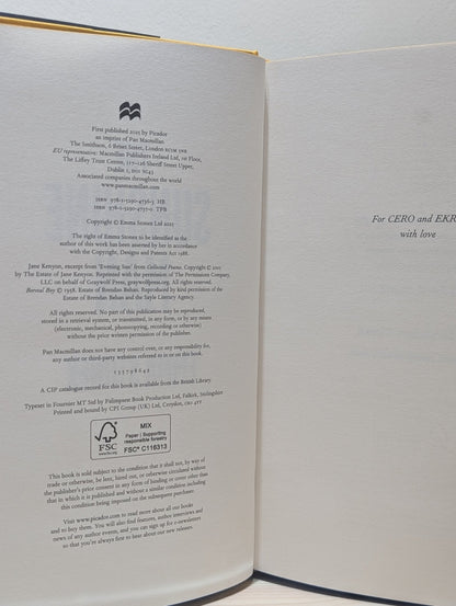 The Sunshine Man by Emma Stonex (Signed First Edition with sprayed edges) - Fialta Books