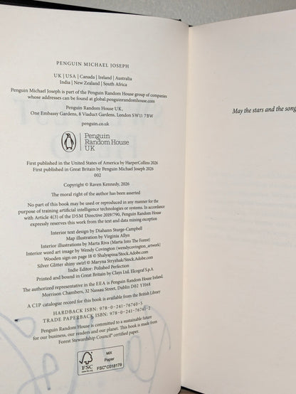 The Sweetest Fiend by Raven Kennedy (Signed First Edition with sprayed edges) - Fialta Books