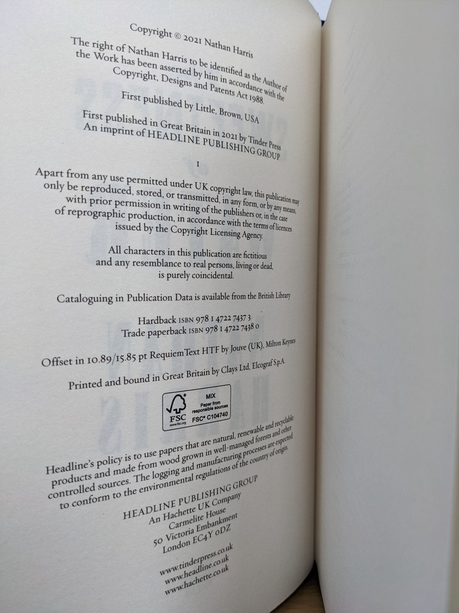 The Sweetness of Water by Nathan Harris - Fialta Books