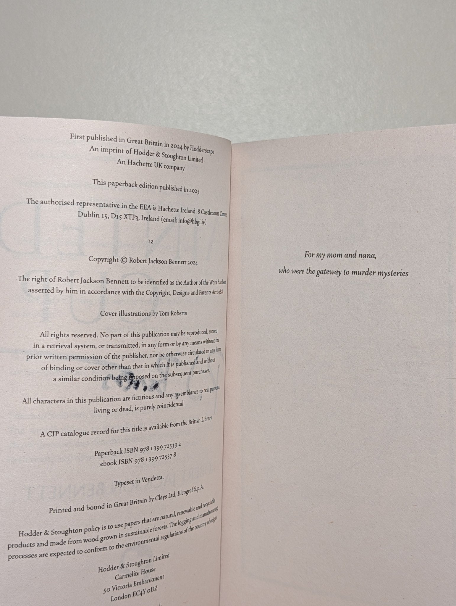 The Tainted Cup by Robert Jackson Bennett (Signed Paperback Edition) - Fialta Books