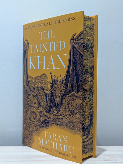 The Tainted Khan by Taran Matharu (Signed First Edition with sprayed edges) - Fialta Books