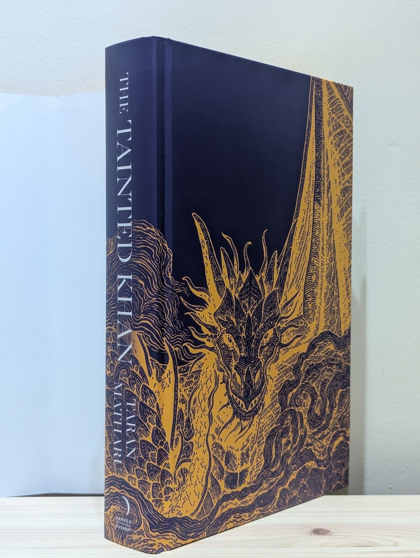 The Tainted Khan by Taran Matharu (Signed First Edition with sprayed edges) - Fialta Books