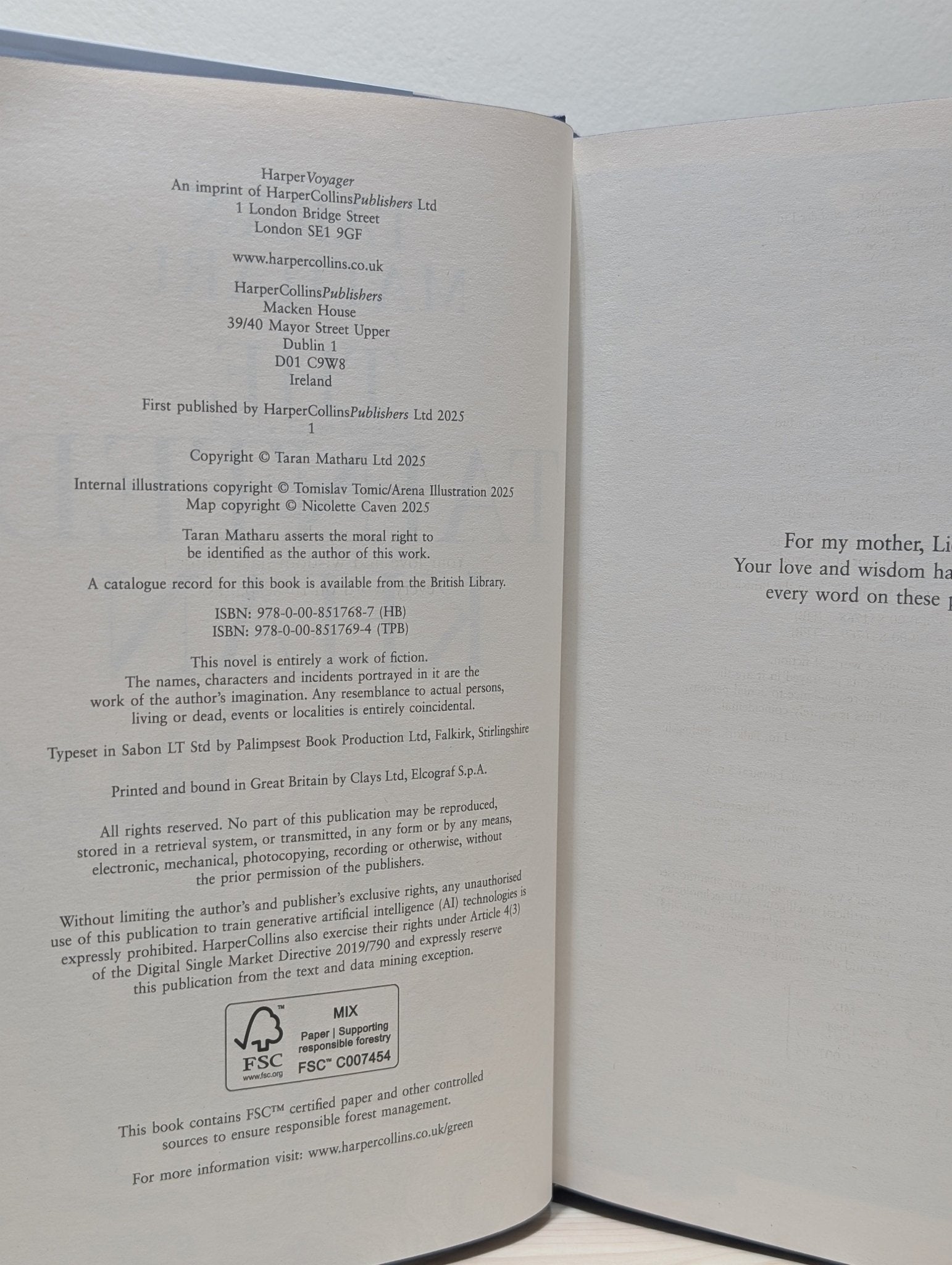 The Tainted Khan by Taran Matharu (Signed Numbered First Edition with sprayed edges) - Fialta Books