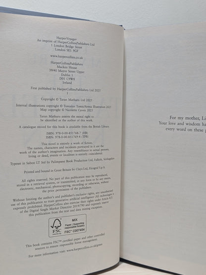 The Tainted Khan by Taran Matharu (Signed Numbered First Edition with sprayed edges) - Fialta Books