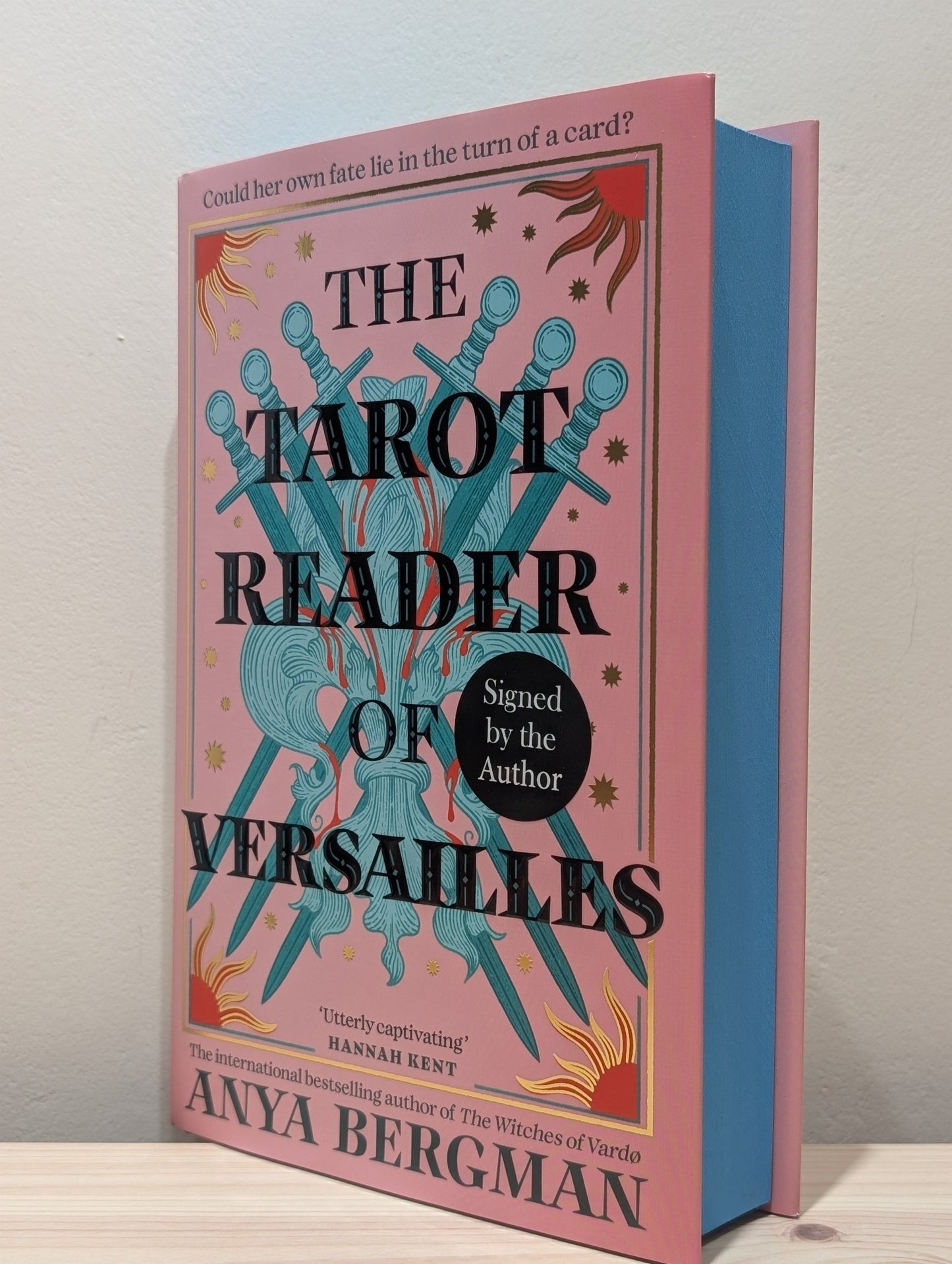 The Tarot Reader of Versailles by Anya Bergman (Signed First Edition with sprayed edges) - Fialta Books
