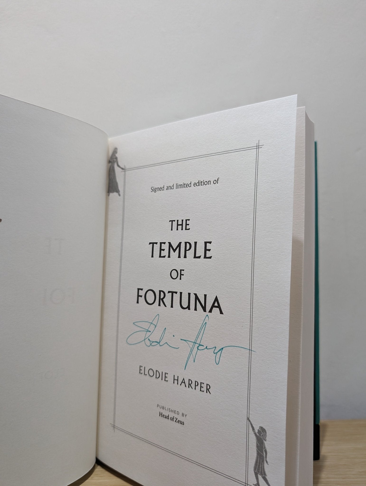 The Temple of Fortuna by Elodie Harper (Signed First Edition) - Fialta Books