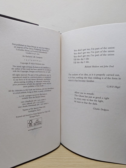 The This by Adam Roberts (Signed First Edition) - Fialta Books