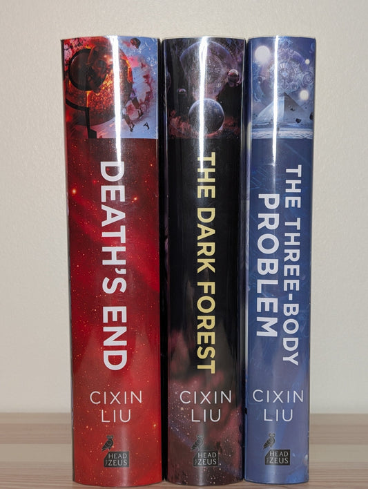 The Three - Body Problem, The Dark Forest, Death's End by Cixin Liu (Double Signed First Edition Set) - Fialta Books