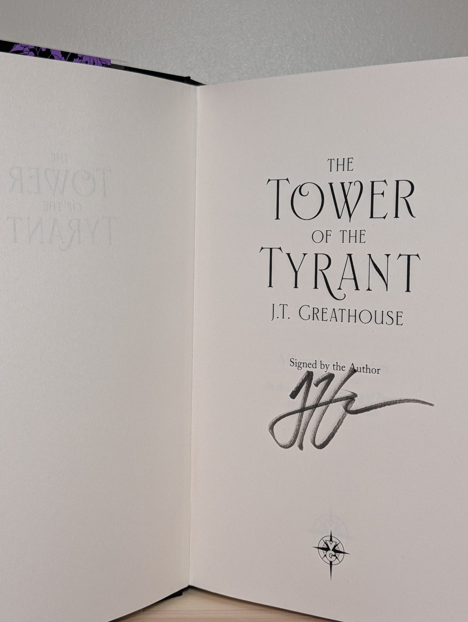 The Tower of the Tyrant by J.T. Greathouse (Signed First Edition) - Fialta Books