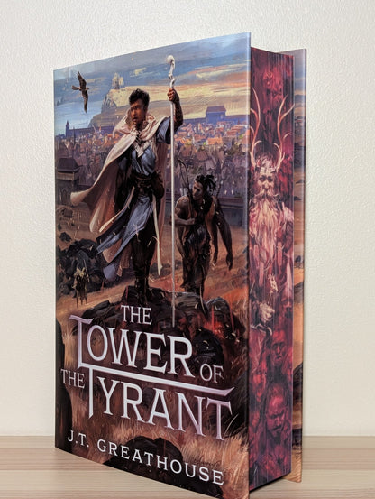 The Tower of the Tyrant by J.T. Greathouse (Signed First Edition with sprayed edges) - Fialta Books