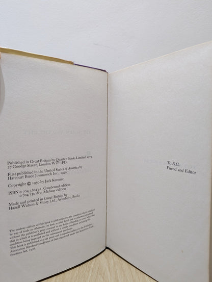 The Town and the City by Jack Kerouac (First UK Edition) - Fialta Books