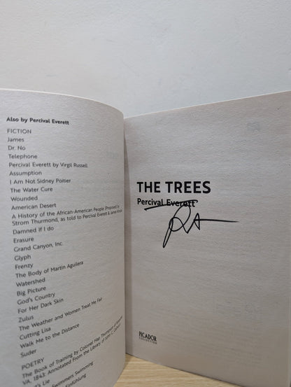 The Trees by Percival Everett (Signed) - Fialta Books