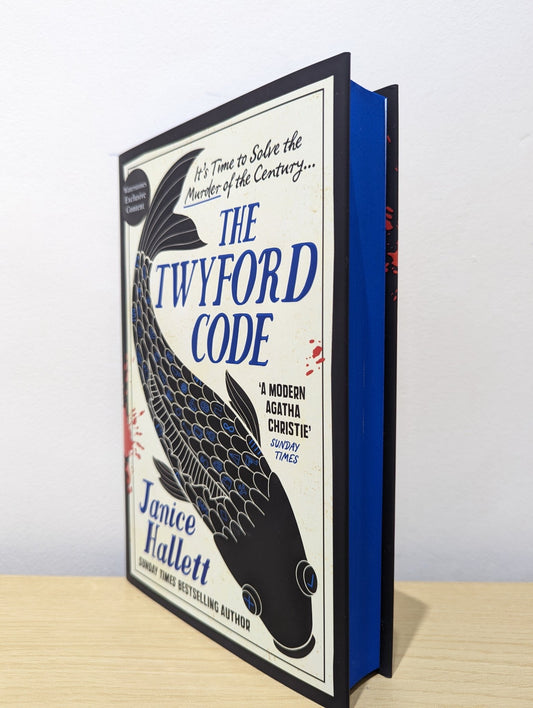 The Twyford Code by Janice Hallett (Signed First Edition with sprayed edges) - Fialta Books