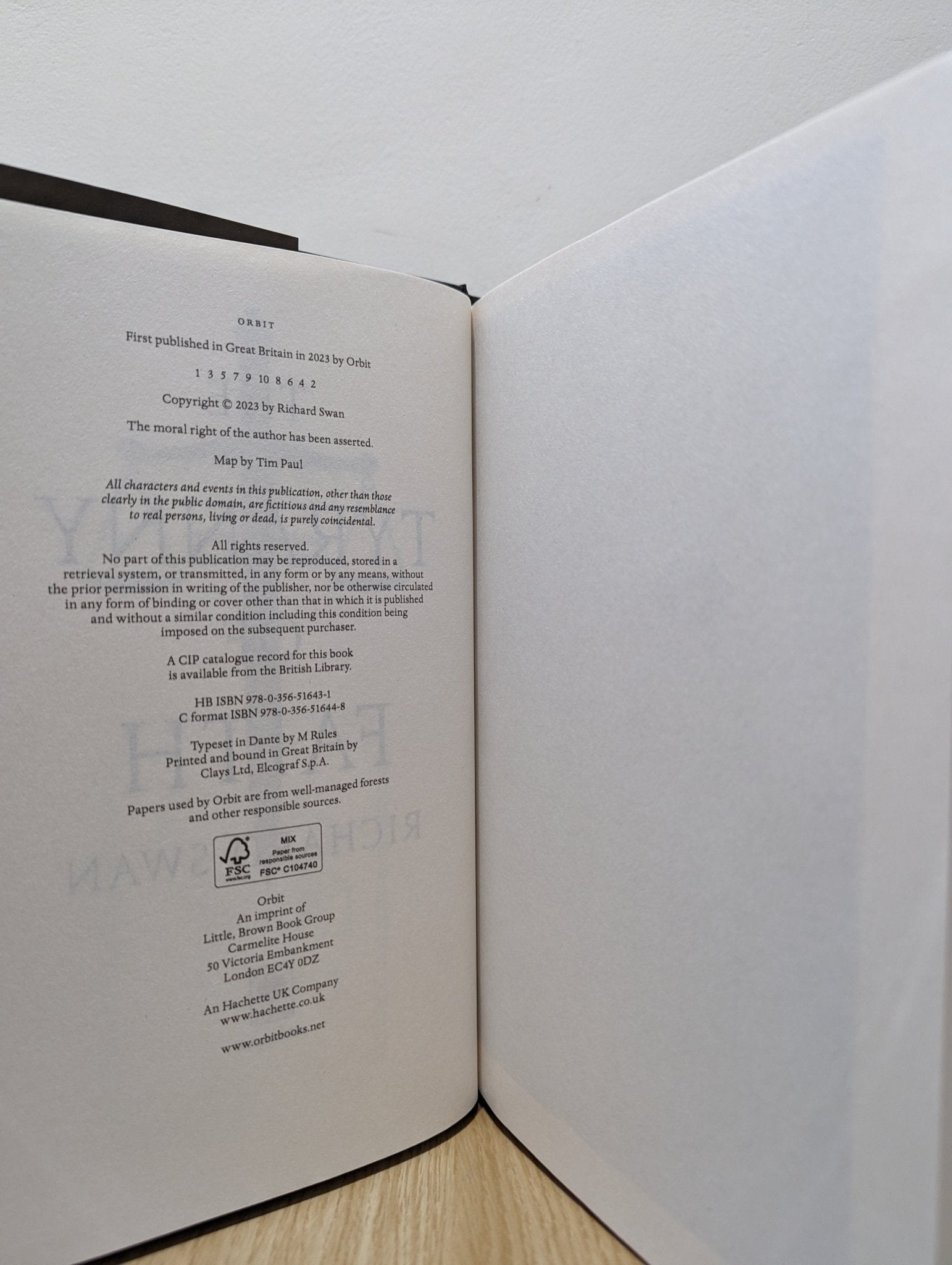 The Tyranny of Faith by Richard Swan (Signed First Edition) - Fialta Books