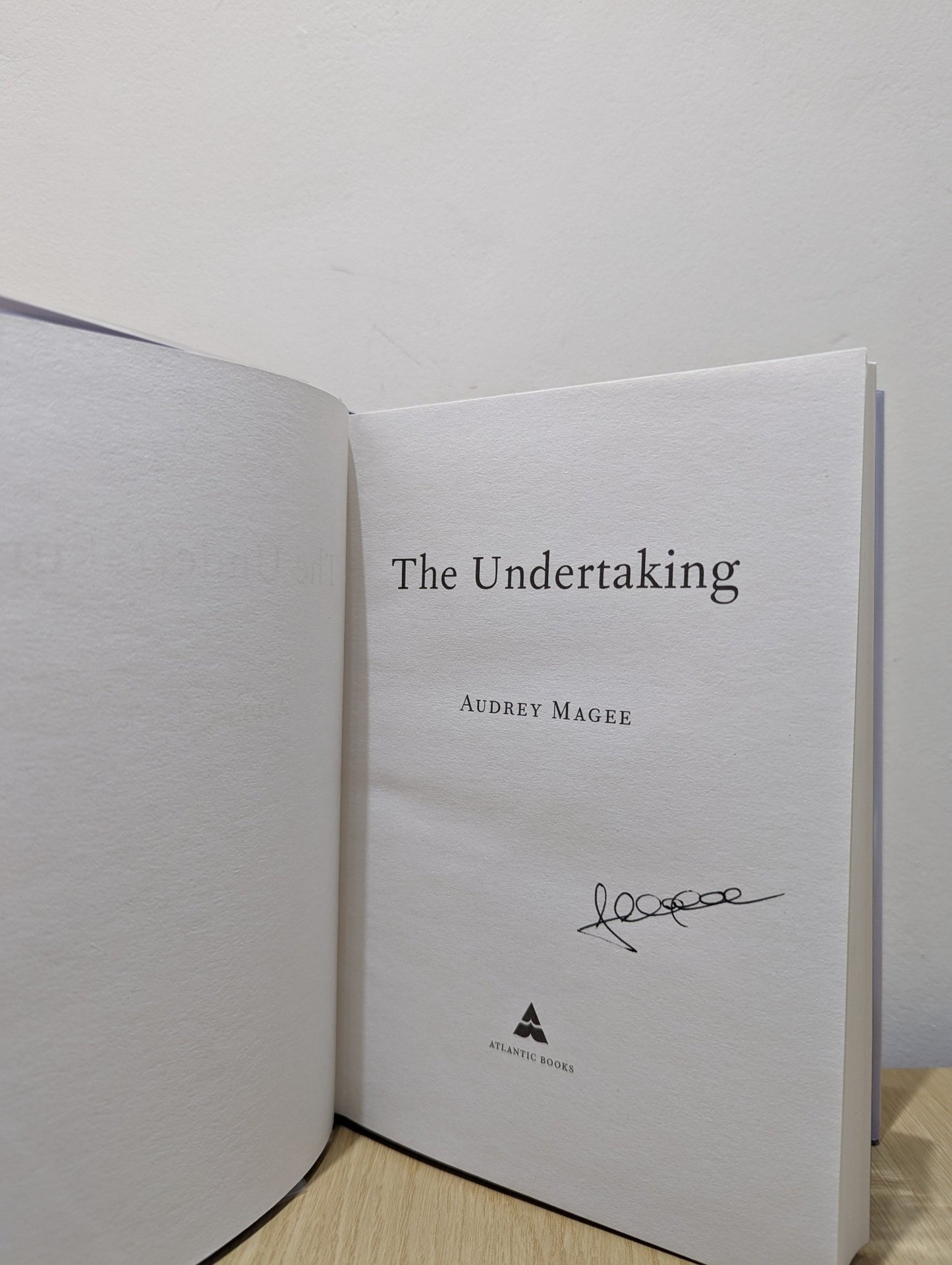 The Undertaking by Audrey Magee (Signed First Edition) - Fialta Books