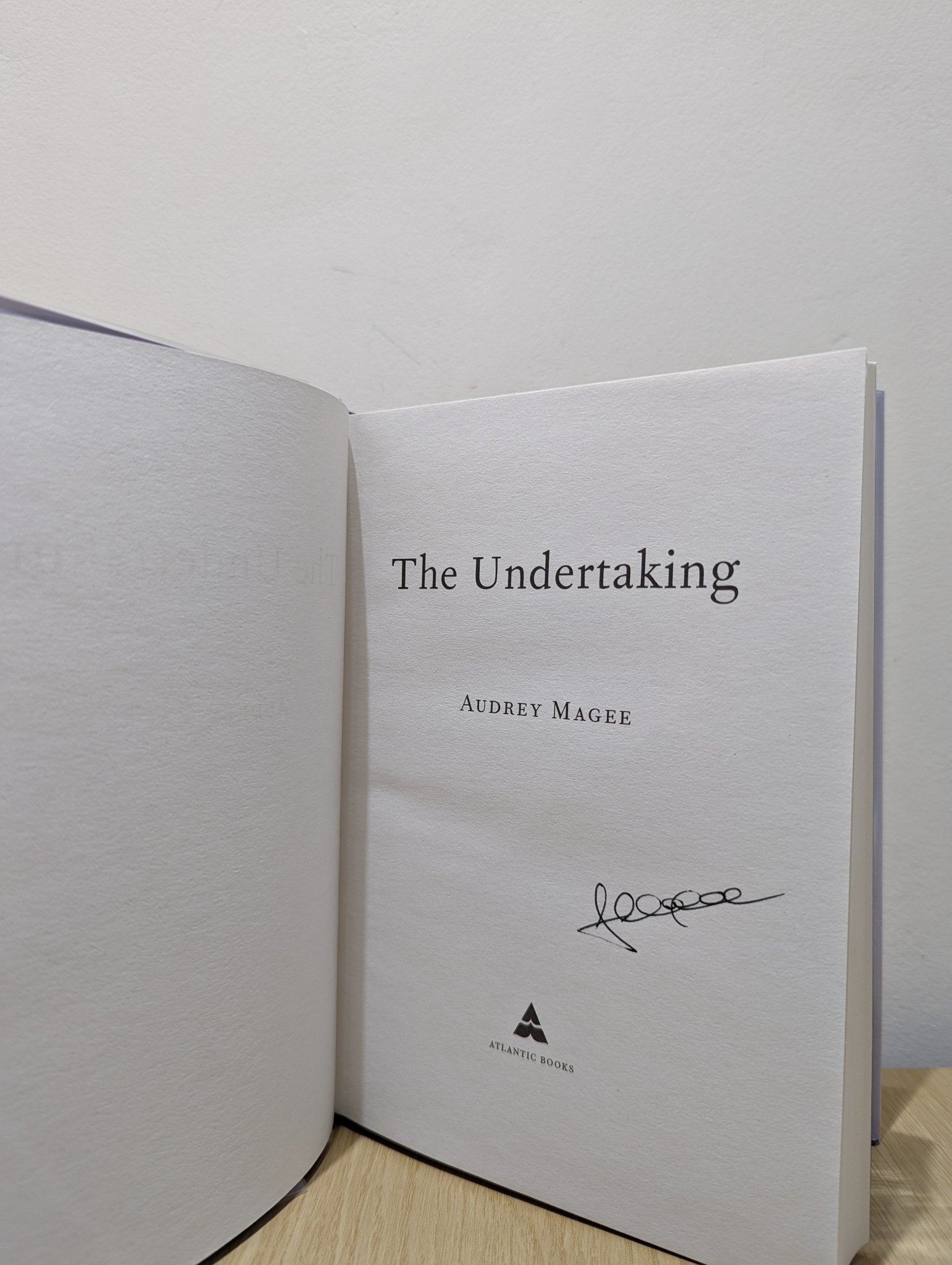 The Undertaking by Audrey Magee (Signed First Edition) - Fialta Books
