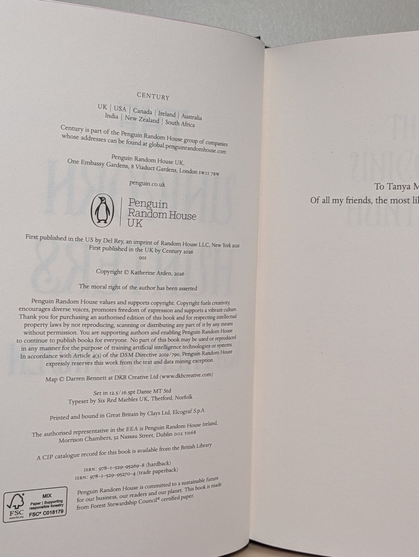 The Unicorn Hunters by Katherine Arden (Signed First Edition with sprayed edges) - Fialta Books