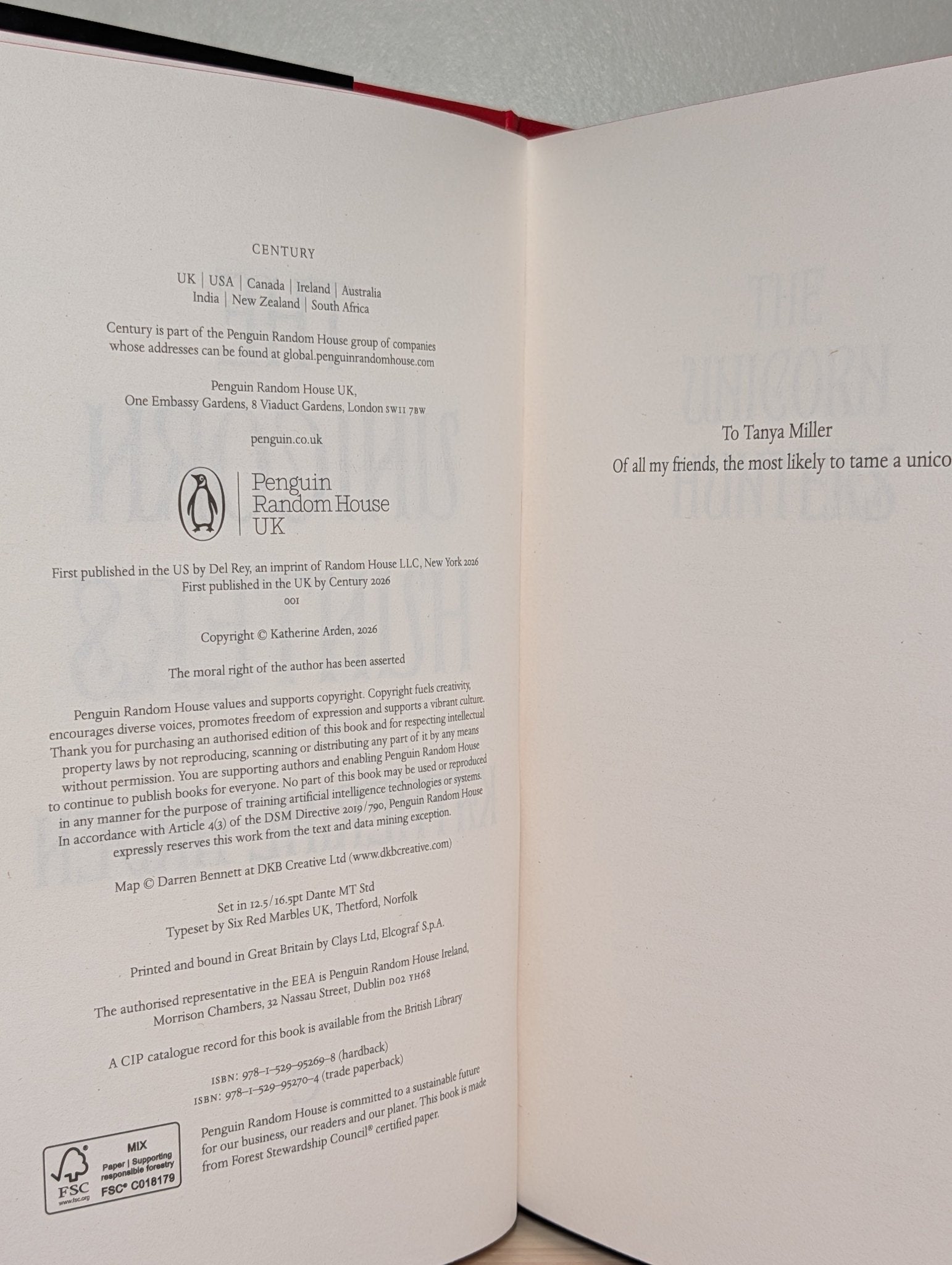 The Unicorn Hunters by Katherine Arden (Signed with sprayed edges) - Fialta Books